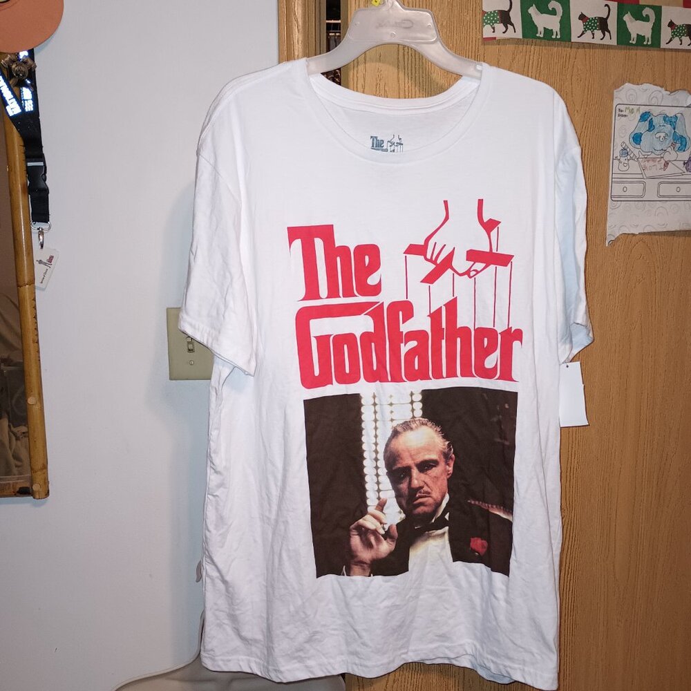NEW Men's The Godfather Short Sleeve Graphic T-Shirt XXL